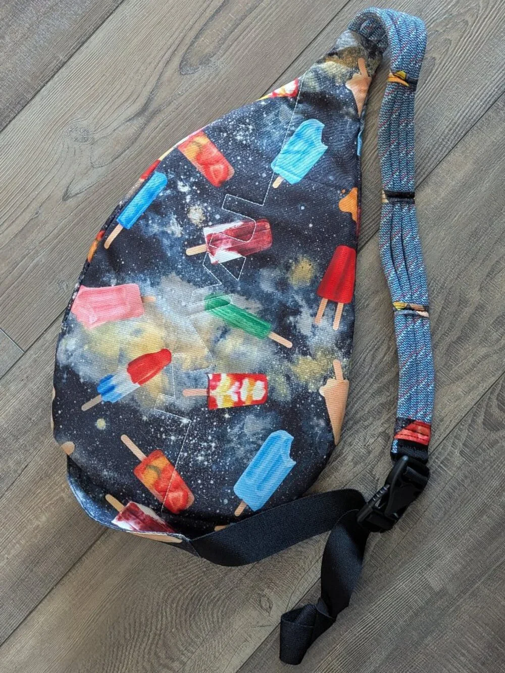 Kavu Rope Sling Bag Space Popsicle Summer Whimsy Outdoor Commute Comfort